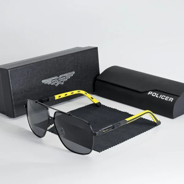 Policer Sunglasses Polarized for Men Classic Sun GlassesHigh Quality Luxury brands Eyewears Pilot Goggle UV 400 Protection 6321 - Image 2