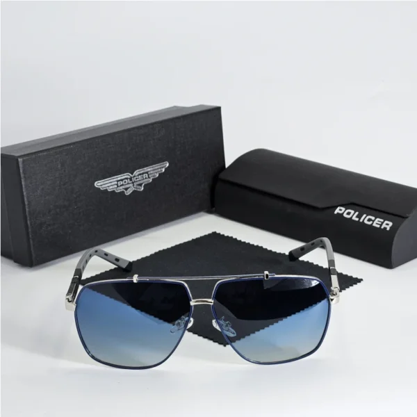 Policer Sunglasses Polarized for Men Classic Sun GlassesHigh Quality Luxury brands Eyewears Pilot Goggle UV 400 Protection 6321 - Image 5