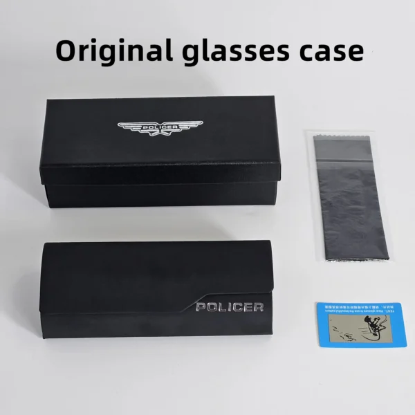 Policer Sunglasses Polarized for Men Classic Sun GlassesHigh Quality Luxury brands Eyewears Pilot Goggle UV 400 Protection 6321 - Image 6