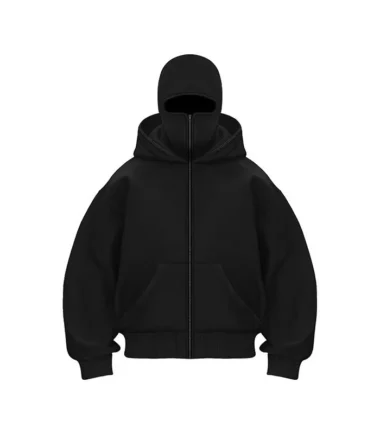 2025 Autumn and Winter New Men's and Women's Casual Sportswear With Hooded Mask Design, Sporty and Fashionable Plus Size Hoodie