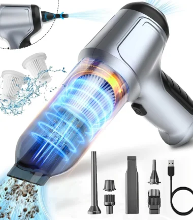 Car Vacuum Cleaner Wireless Portable Vacuum Cleaner 95000PA Strong Suction Handheld Mini Cleaner High Power Blower for Car Home