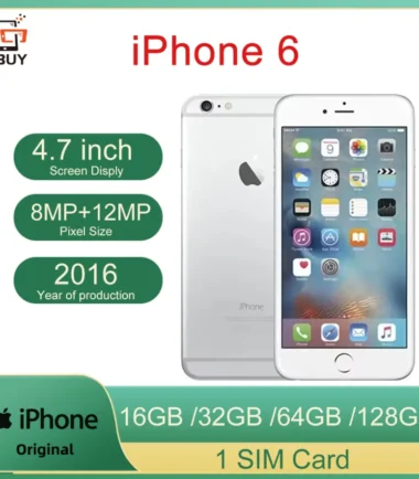 Original Apple iPhone 6 16GB 64GB 128GB 4.7" Display 4G LTE Mobile Cell Phone 8MP IOS Fingerprint Unlocked CellPhone